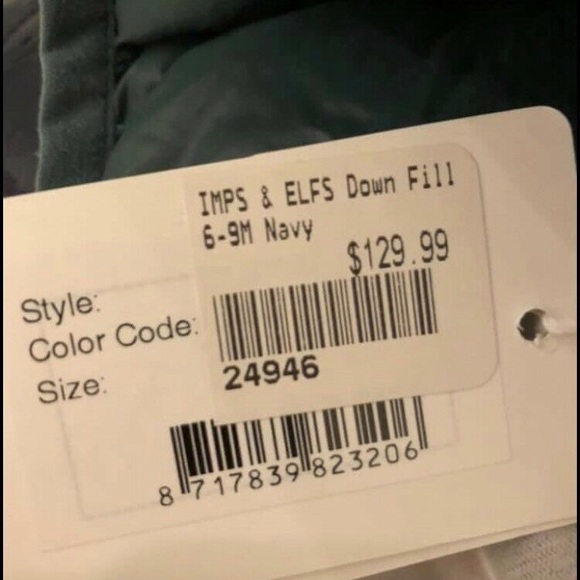 Imps & Elfs Hi Loft Down Infant one piece snowsuit - Picture 5 of 7